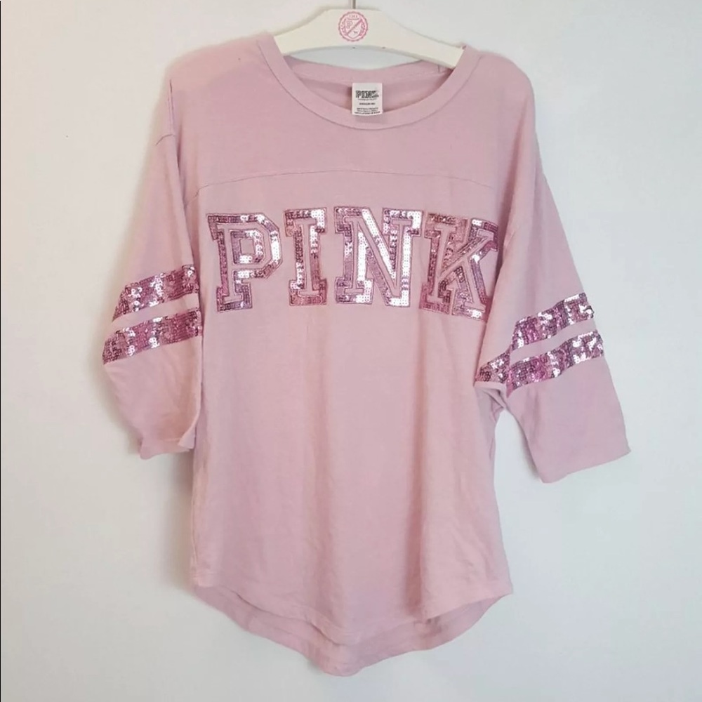 Vs pink bling top